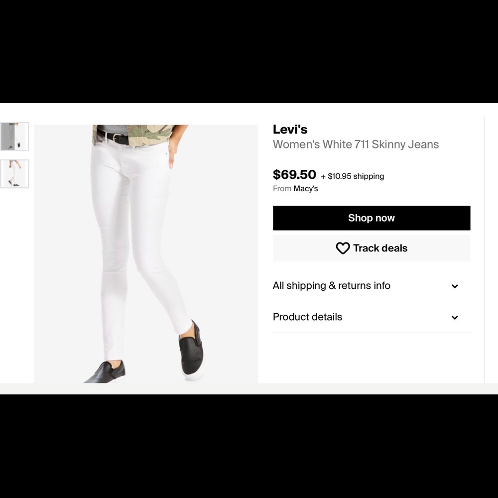 Levi 711 Skinny’s Sz 14
